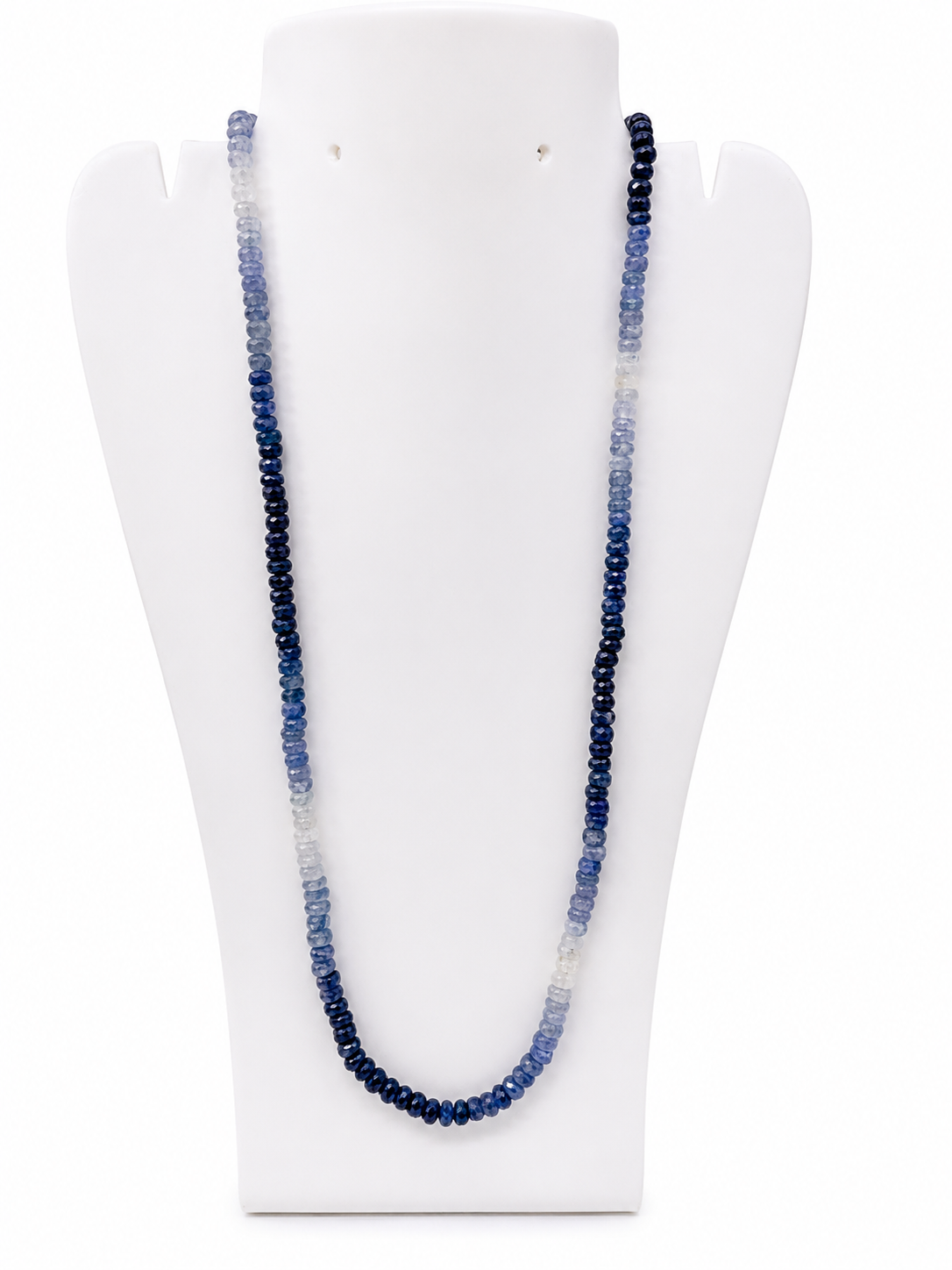 Collar de Zafiro Facetado – Plata 925
