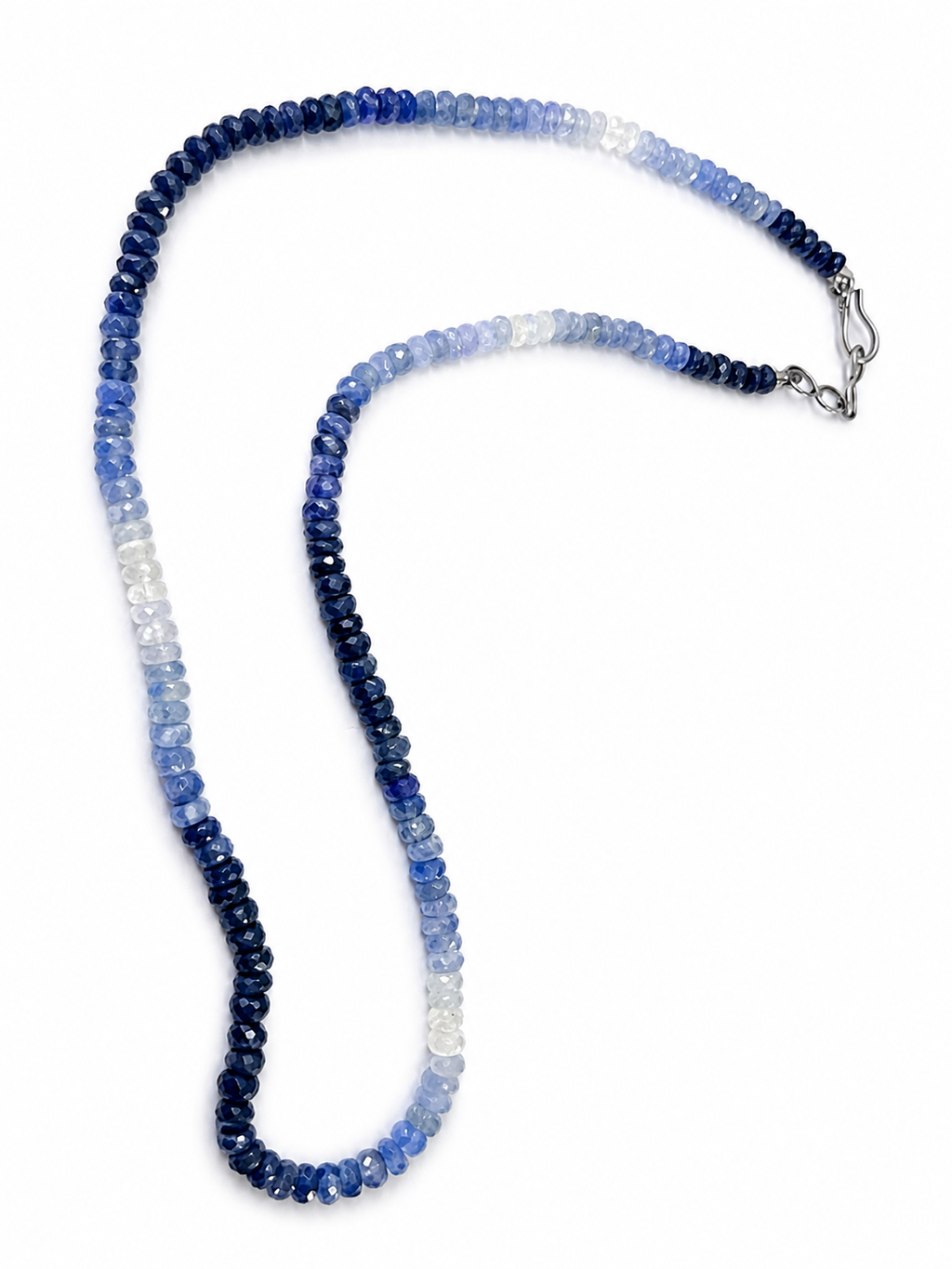 Collar de Zafiro Facetado – Plata 925
