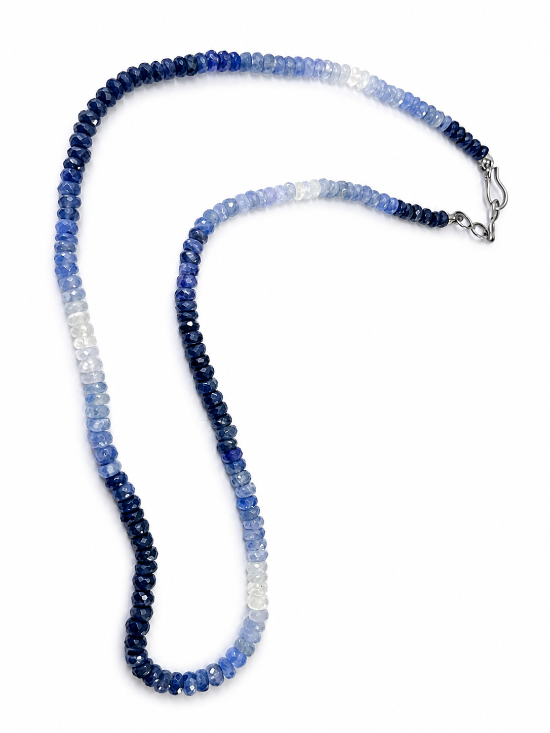 Collar de Zafiro Facetado – Plata 925