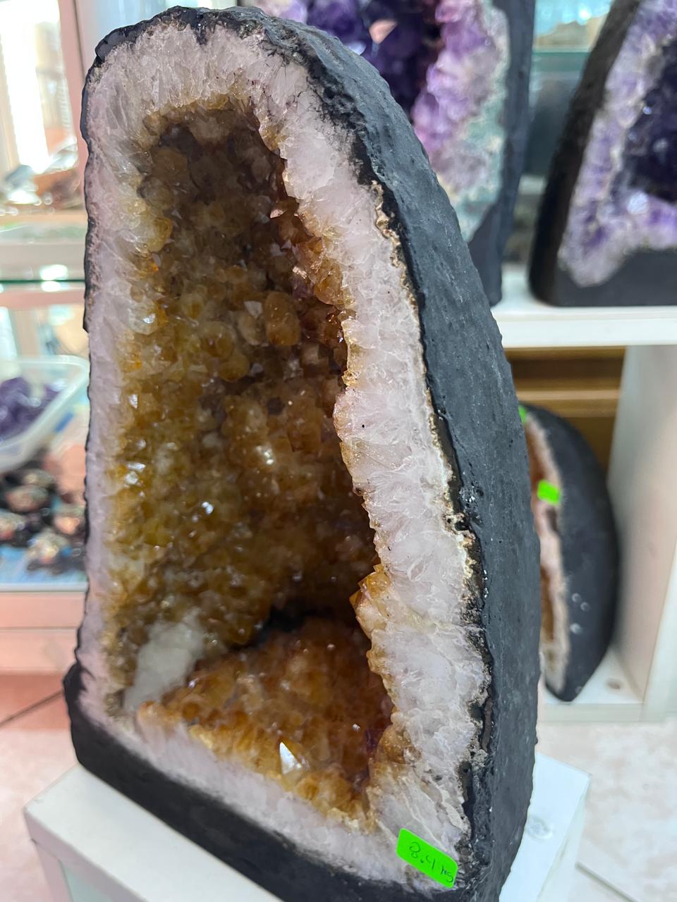 Geoda de Citrino Natural de Brasil