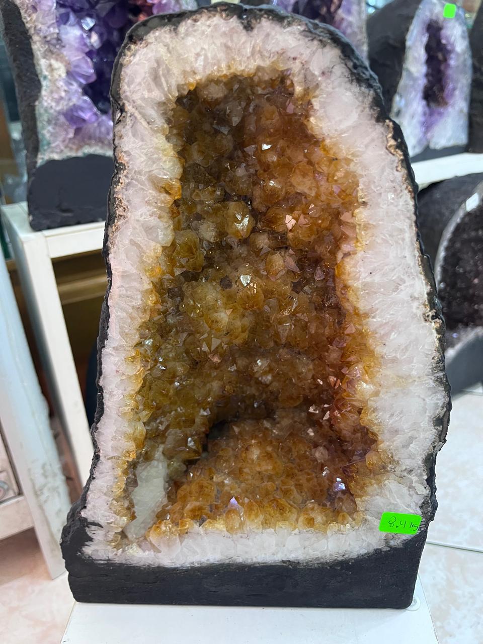 Geoda de Citrino Natural de Brasil